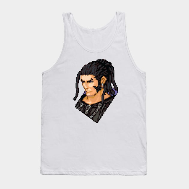 Organization XIII Xaldin Pixel Art Tank Top by inotyler